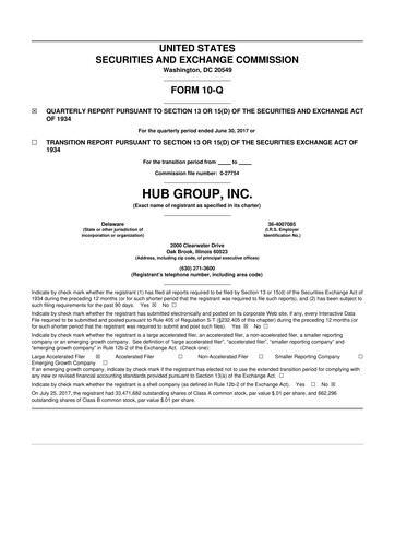 Thumbnail Hub Group
 10-Q Quarterly Report FY2017 