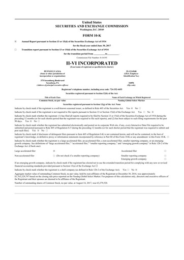 Thumbnail Coherent Corp. 10-K Annual Report 2017