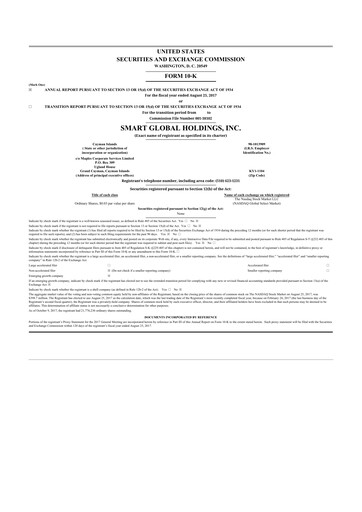 Thumbnail Penguin Solutions 10-K Annual Report 2017