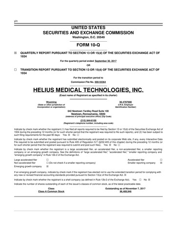 Thumbnail Solana Company 10-Q Quarterly Report FY2017 