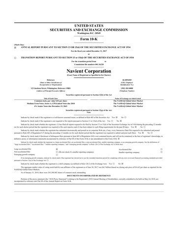 Miniature Navient 10-K Rapport annuel 2017