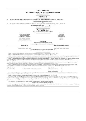 Thumbnail Novanta 10-K Annual Report 2017