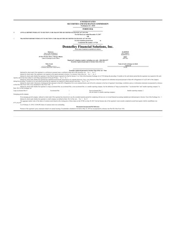 Thumbnail Donnelley Financial Solutions
 10-K Annual Report 2017