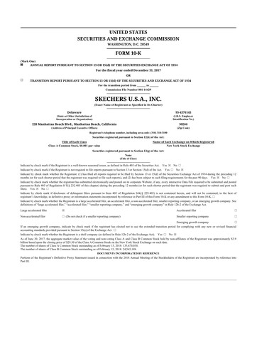 Thumbnail Skechers
 10-K Annual Report 2017