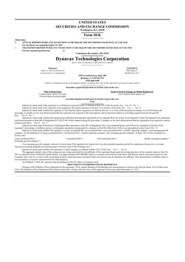 Thumbnail Dynavax Technologies
 10-K Annual Report 2017