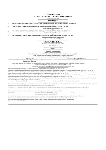 Thumbnail Enel Chile
 20-F Annual Report 