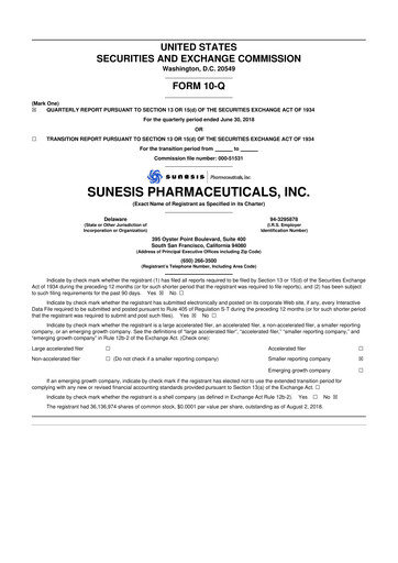 Thumbnail Viracta Therapeutics 10-Q Quarterly Report FY2018 