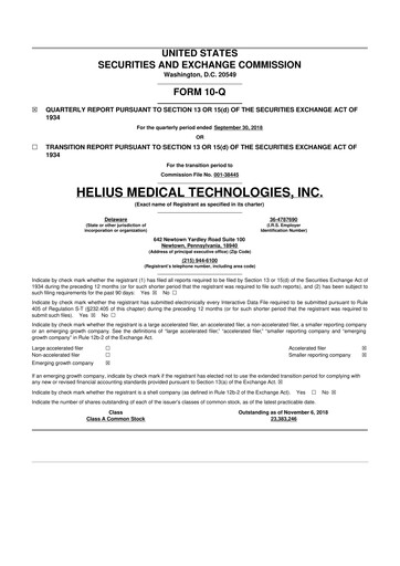 Thumbnail Solana Company 10-Q Quarterly Report FY2018 