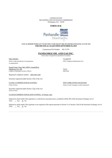 Thumbnail PHX Minerals 10-K Annual Report 2018