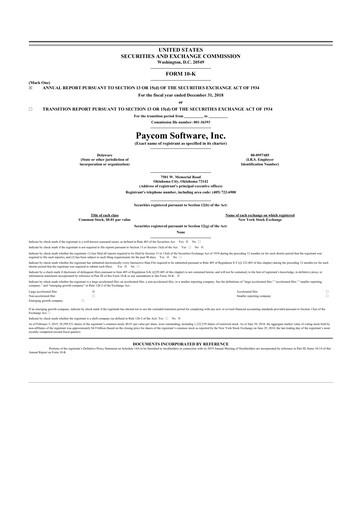 Thumbnail Paycom
 10-K Annual Report 2018