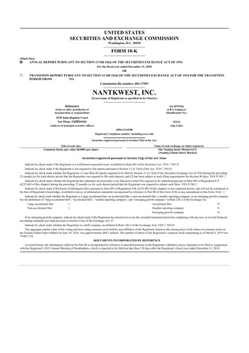 Thumbnail ImmunityBio 10-K Annual Report 2018