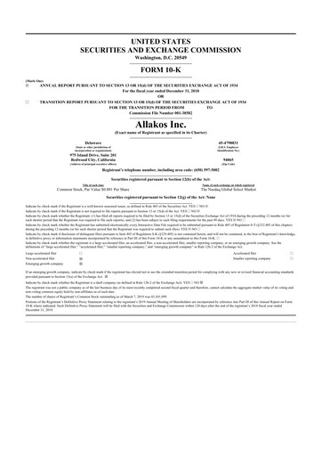 Thumbnail Allakos 10-K Annual Report 2018