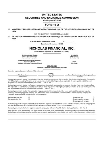 Thumbnail Old Market Capital Corporation 10-Q Quarterly Report FY2020 