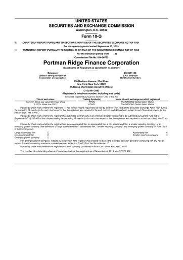 Thumbnail BCP Investment Corporation 10-Q Quarterly Report FY 