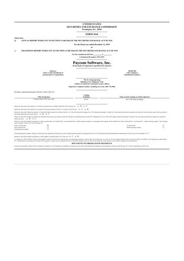 Thumbnail Paycom
 10-K Annual Report 2019