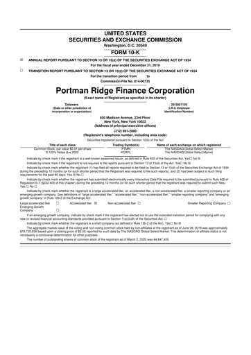 Thumbnail BCP Investment Corporation 10-K Annual Report 