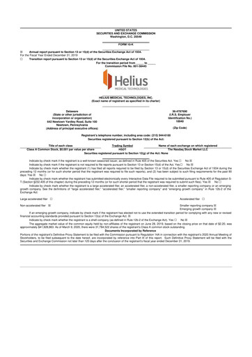 Thumbnail Solana Company 10-K Annual Report 2019