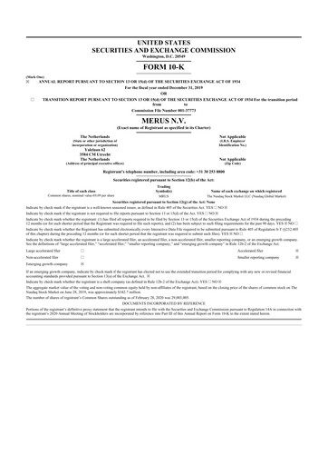 Thumbnail Merus 10-K Annual Report 2019