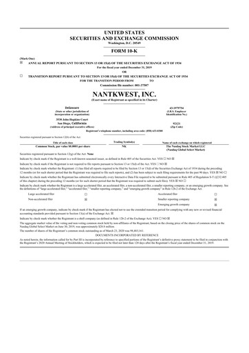 Thumbnail ImmunityBio 10-K Annual Report 2019
