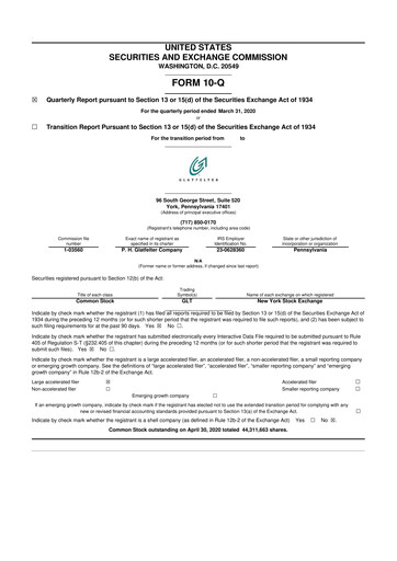 Miniature Magnera 10-Q Rapport trimestriel 2020 