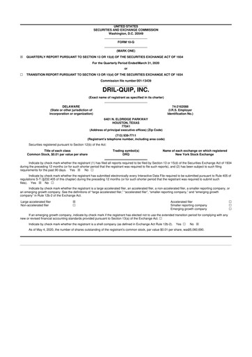 Vorschaubild Innovex International 10-Q Quartalsbericht 2020 