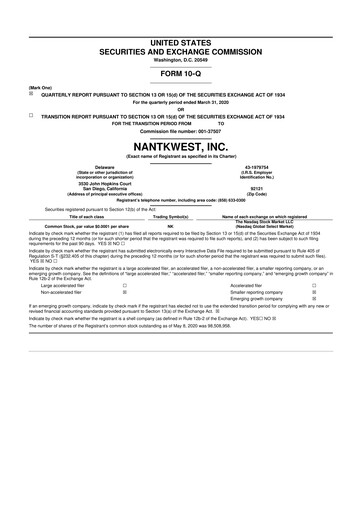 Thumbnail ImmunityBio 10-Q Quarterly Report FY2020 
