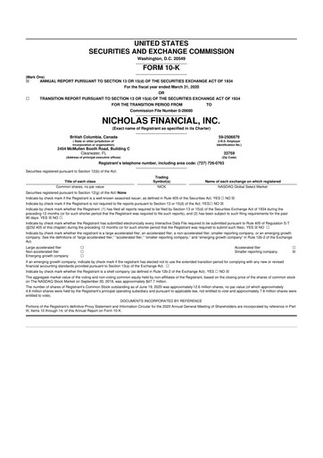 Thumbnail Old Market Capital Corporation 10-K Annual Report 2020