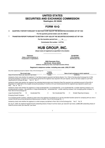 Thumbnail Hub Group
 10-Q Quarterly Report FY2020 