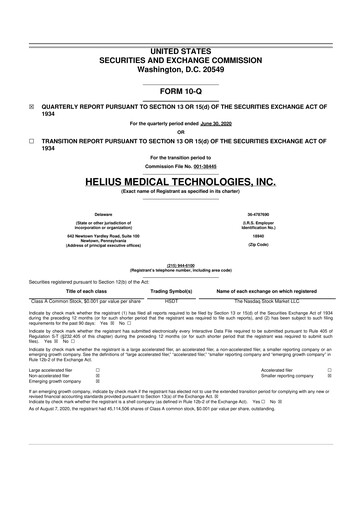 Thumbnail Solana Company 10-Q Quarterly Report FY2020 