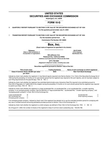 Thumbnail Box, Inc. 10-Q Quarterly Report FY2021 