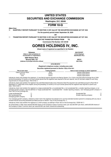 Vorschaubild UWM Holdings
 10-Q Quartalsbericht 2020 