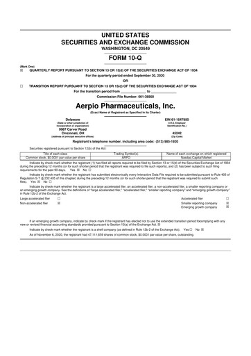 Thumbnail Aadi Bioscience 10-Q Quarterly Report FY2020 