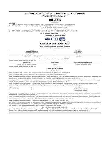 Thumbnail Amtech Systems 10-K Annual Report 2020