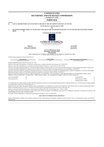 Thumbnail Dayforce 10-K Annual Report 2020