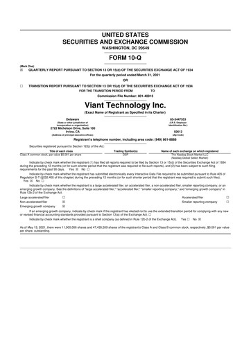 Thumbnail Viant Technology 10-Q Quarterly Report FY 