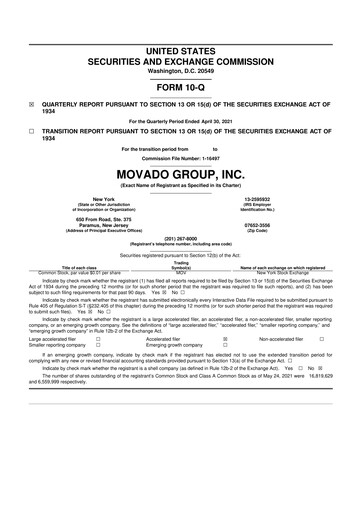 Thumbnail Movado Group 10-Q Quarterly Report FY 