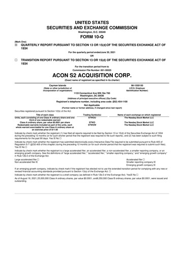 Thumbnail ESS Tech 10-Q Quarterly Report FY2021 
