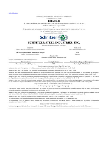 Vorschaubild Radius Recycling 10-K Jahresbericht 2021