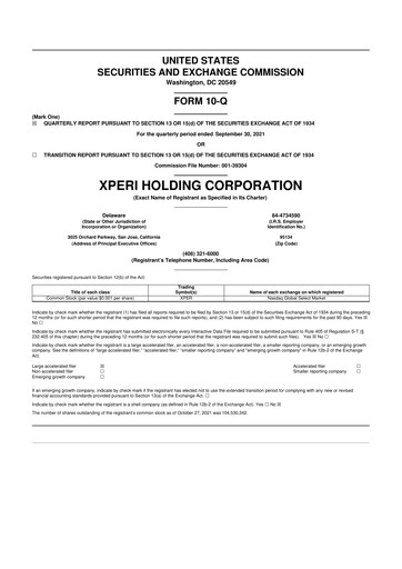 Thumbnail Adeia 10-Q Quarterly Report FY2021 