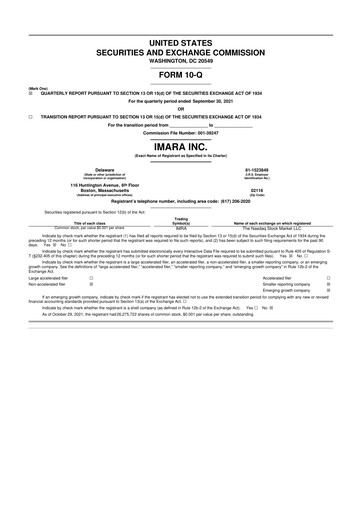 Thumbnail Enliven Therapeutics 10-Q Quarterly Report FY2021 