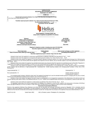 Thumbnail Solana Company 10-K Annual Report 2021