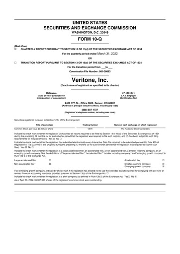 Thumbnail Veritone 10-Q Quarterly Report FY2022 