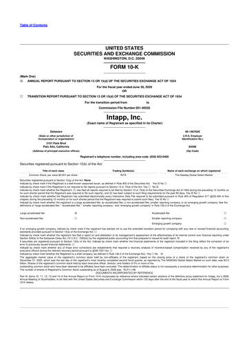 Thumbnail Intapp 10-K Annual Report 2026