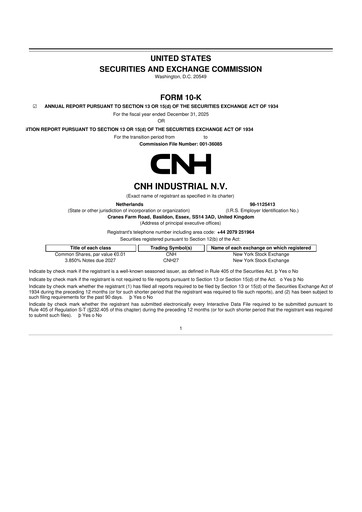 Thumbnail CNH Industrial
 10-K Annual Report 2025