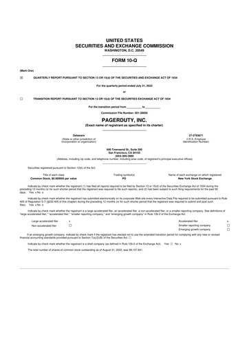 Thumbnail PagerDuty 10-Q Quarterly Report FY2023 