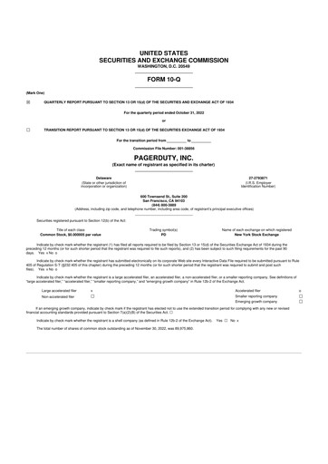 Thumbnail PagerDuty 10-Q Quarterly Report FY2023 