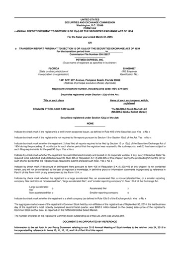 Vorschaubild PetMed Express
 10-K Jahresbericht 2015