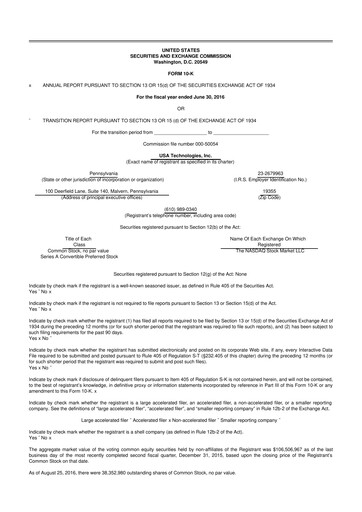 Thumbnail Cantaloupe 10-K Annual Report 2016