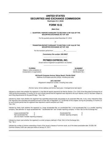 Thumbnail PetMed Express
 10-Q Quarterly Report FY2017 