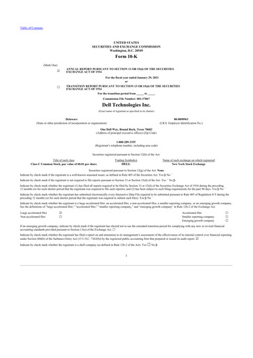 Thumbnail Dell 10-K Annual Report 2021